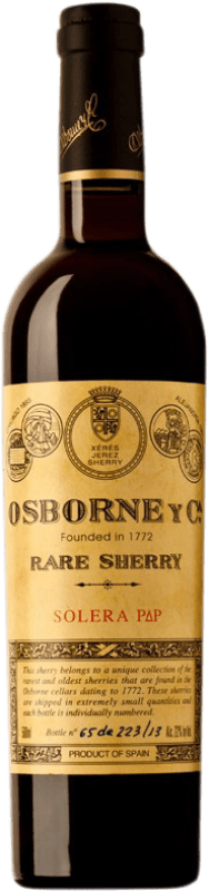 Spedizione Gratuita | Vino fortificato Osborne Solera PAP Oloroso D.O. Jerez-Xérès-Sherry Andalucía y Extremadura Spagna Palomino Fino, Pedro Ximénez Bottiglia Medium 50 cl