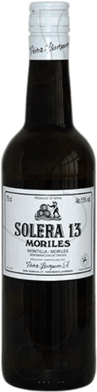 8,95 € Spedizione Gratuita | Vino Liquoroso Pérez Barquero Solera 13 Fino D.O. Montilla-Moriles