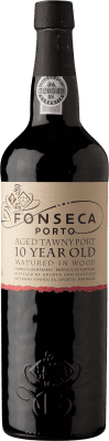 Free Shipping | Fortified wine Fonseca Port Tawny I.G. Porto Porto Portugal Tempranillo, Touriga Franca, Touriga Nacional, Tinta Amarela, Tinta Cão, Tinta Barroca 10 Years 75 cl