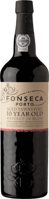 Бесплатная доставка | Креплёное вино Fonseca Port Tawny I.G. Porto порто Португалия Tempranillo, Touriga Franca, Touriga Nacional, Tinta Amarela, Tinta Cão, Tinta Barroca 10 Лет 75 cl