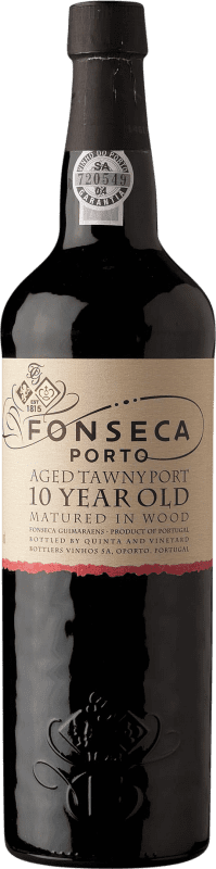 Free Shipping | Fortified wine Fonseca Port Tawny I.G. Porto Porto Portugal Tempranillo, Touriga Franca, Touriga Nacional, Tinta Amarela, Tinta Cão, Tinta Barroca 10 Years 75 cl