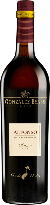 Free Shipping | Fortified wine González Byass Alfonso Oloroso Dry D.O. Jerez-Xérès-Sherry Andalucía y Extremadura Spain Palomino Fino 75 cl