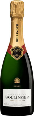 Spedizione Gratuita | Spumante Bianco Bollinger Brut Cuvée Gran Riserva A.O.C. Champagne champagne Francia Pinot Nero, Chardonnay, Pinot Meunier Mezza Bottiglia 37 cl