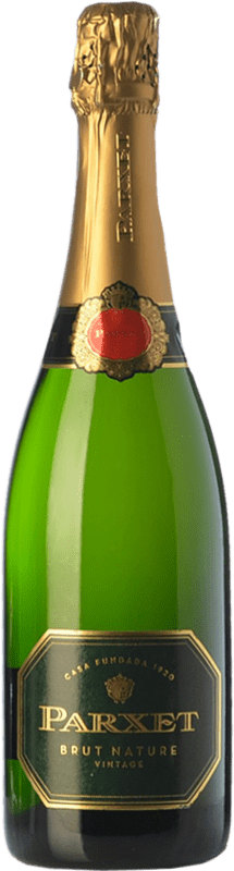 16,95 € Free Shipping | White sparkling Parxet Brut Nature Reserve D.O. Cava Half Bottle 37 cl