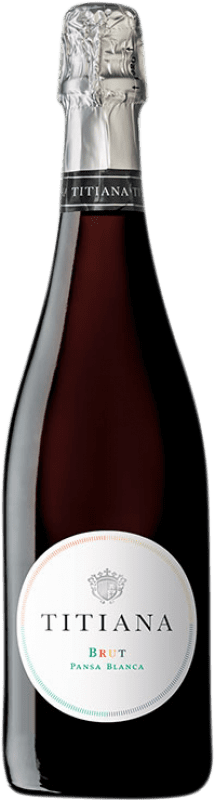 送料無料 | 白のスパークリングワイン Parxet Titiana Brut — ブリュット 若い D.O. Cava カタロニア スペイン Pansa — パンサ 75 cl