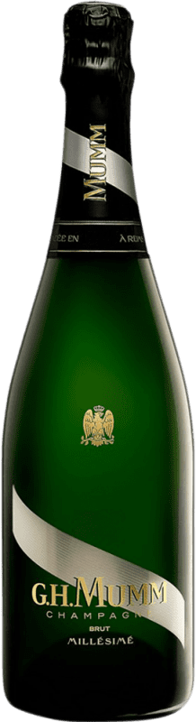 55,95 € | Белое игристое G.H. Mumm Cordon Rouge Millésimé брют Гранд Резерв A.O.C. Champagne Франция Pinot Black, Chardonnay, Pinot Meunier 75 cl