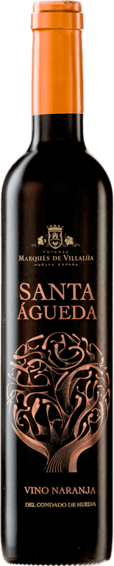 Free Shipping | Fortified wine Marqués de Villalúa Ermita Santa Águeda Vino Naranja D.O. Condado de Huelva Andalusia Spain Listán White, Zalema Medium Bottle 50 cl