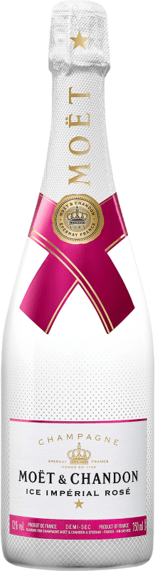 84,95 € Envio grátis | Espumante Rosé Moët & Chandon Ice Semiseco — Meio Seco Rosé, Impérial A.O.C. Champagne