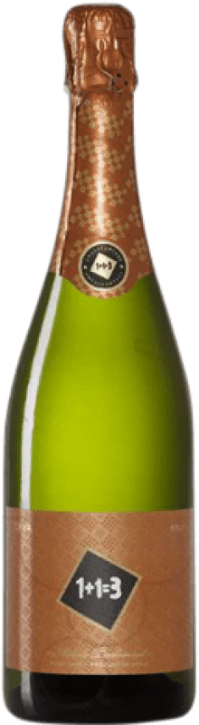 16,95 € Free Shipping | White sparkling U Més U 1 + 1 Igual a 3 Brut Young D.O. Cava
