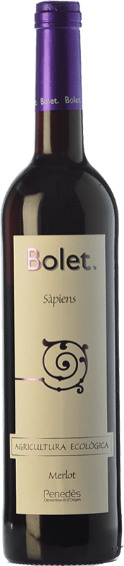 免费送货 | 红酒 Bolet Sàpiens Ecológico 预订 D.O. Penedès 加泰罗尼亚 西班牙 Merlot 75 cl