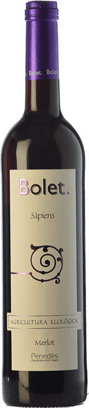 10,95 € | Vino tinto Bolet Sàpiens Ecológico Reserva D.O. Penedès Cataluña España Merlot Ecológico 75 cl