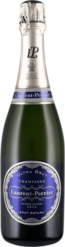 Envio grátis | Espumante branco Laurent Perrier Ultra Brut Grande Reserva A.O.C. Champagne França Pinot Preto, Chardonnay 75 cl