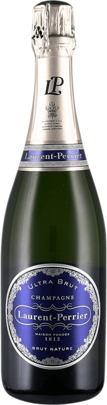 Kostenloser Versand | Weißer Sekt Laurent Perrier Ultra Brut Große Reserve A.O.C. Champagne Champagner Frankreich Spätburgunder, Chardonnay 75 cl