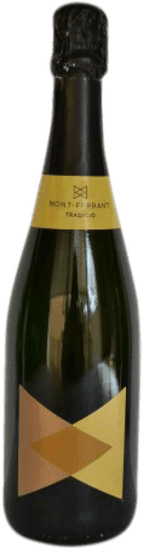 Envoi gratuit | Blanc mousseux Mont-Ferrant Brut Jeune D.O. Cava Catalogne Espagne Macabeo, Xarel·lo, Parellada 75 cl