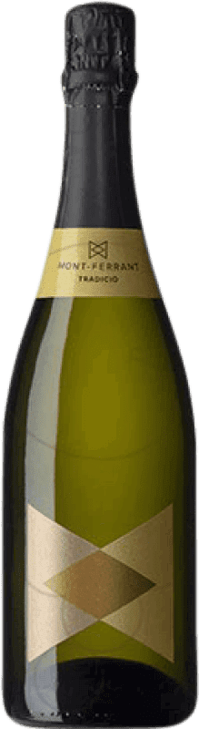 Envoi gratuit | Blanc mousseux Mont-Ferrant Brut Jeune D.O. Cava Catalogne Espagne Macabeo, Xarel·lo, Parellada 75 cl