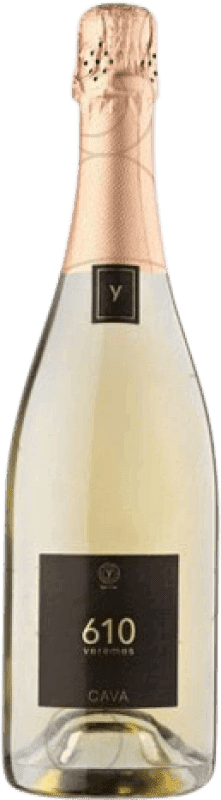 Free Shipping | White sparkling Vinyes Singulars 610 Vereme Brut Nature Young D.O. Cava Catalonia Spain Xarel·lo 75 cl