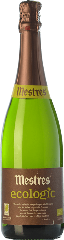 Envoi gratuit | Blanc mousseux Mestres Ecológico Brut Réserve D.O. Cava Catalogne Espagne Macabeo, Xarel·lo, Parellada 75 cl