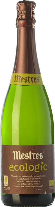 Free Shipping | White sparkling Mestres Ecológico Brut Reserve D.O. Cava Catalonia Spain Macabeo, Xarel·lo, Parellada Organic 75 cl