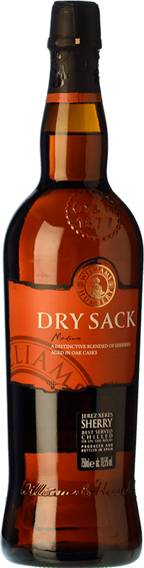 9,95 € | Vin fortifié Williams & Humbert Dry Sack Medium D.O. Jerez-Xérès-Sherry Andalucía y Extremadura Espagne Palomino Fino, Pedro Ximénez 75 cl