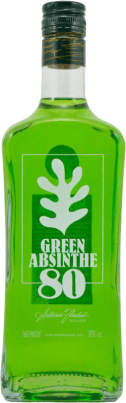 Бесплатная доставка | Абсент Antonio Nadal 80 Green Испания 70 cl