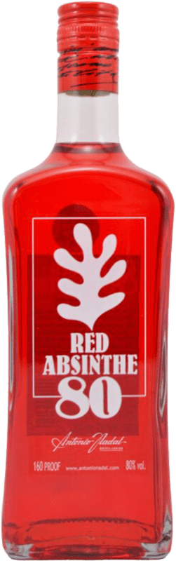 Envio grátis | Absinto Antonio Nadal 80 Red Espanha 70 cl