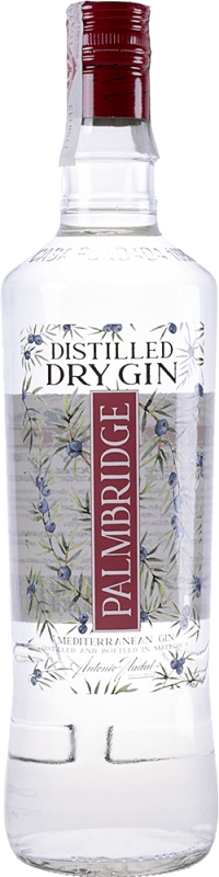 Envio grátis | Gin Antonio Nadal Palmbridge Gin Maiorca Espanha 1 L