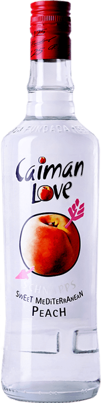 Envio grátis | Schnapps Antonio Nadal Caiman Love Espanha 70 cl Peach — Pêssego