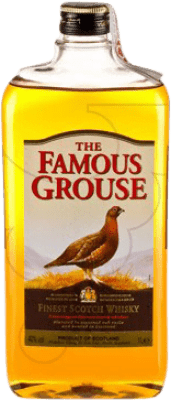 Whisky Blended Glenturret Famous Grouse Hip Flask Bottle 1 L