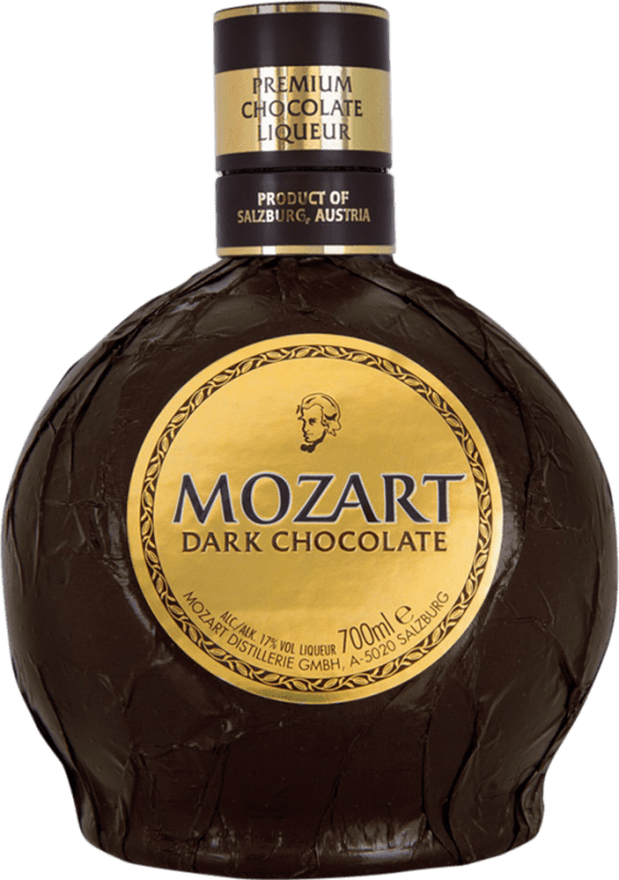 Spedizione Gratuita | Crema di Liquore Suntory Mozart Chocolate Black Austria 70 cl