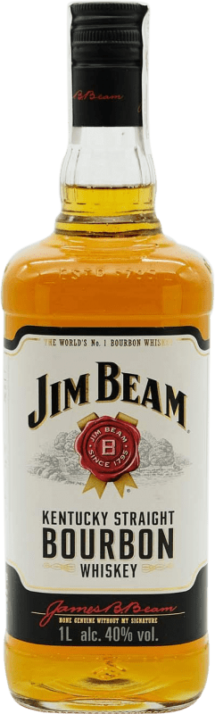 16,95 € | Whisky Bourbon Jim Beam Estados Unidos 1 L