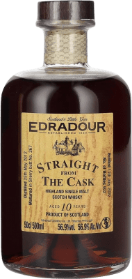 Бесплатная доставка | Односолодовый виски Edradour Burgundy Cask Finish — Финишная выдержка в бочке Объединенное Королевство 11 Лет Средняя бутылка 50 cl