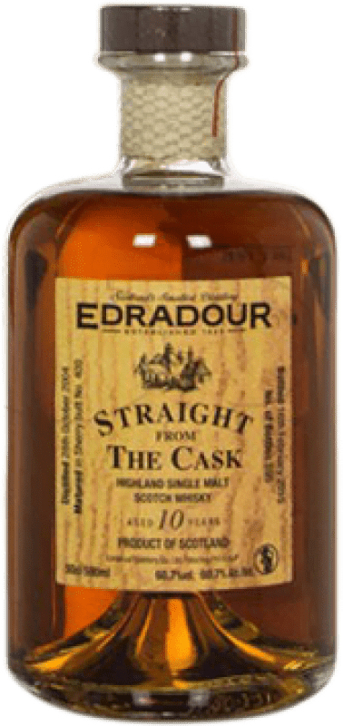 Бесплатная доставка | Односолодовый виски Edradour Straigt from the Cask Объединенное Королевство 10 Лет бутылка Medium 50 cl