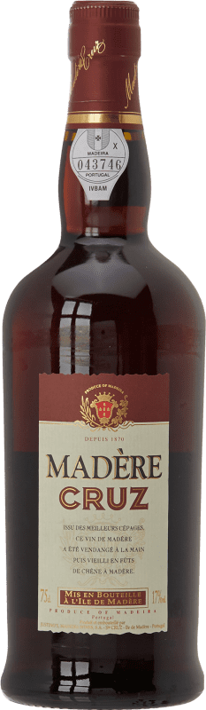 Kostenloser Versand | Verstärkter Wein Bardinet Madere Cruz I.G. Madeira Portugal Negramoll 75 cl