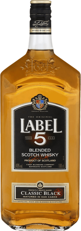 16,95 € | Виски смешанные Bardinet Label Объединенное Королевство 5 Лет 1 L