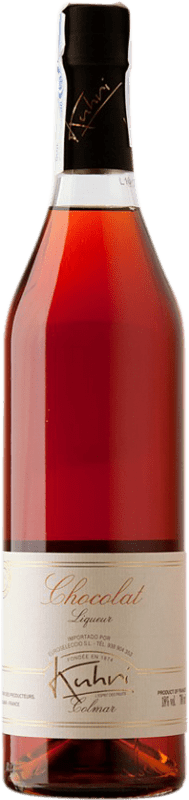 Kostenloser Versand | Infusierter Likör Kuhri Chocolat Licor Macerado de Cacao Frankreich 70 cl