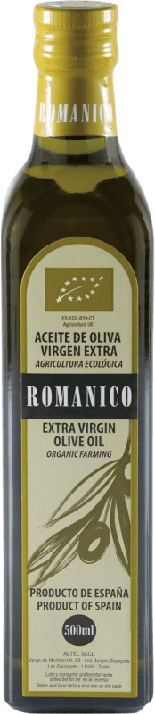 Envoi gratuit | Huile d'Olive Actel Románico Ecológico Espagne Bouteille Medium 50 cl