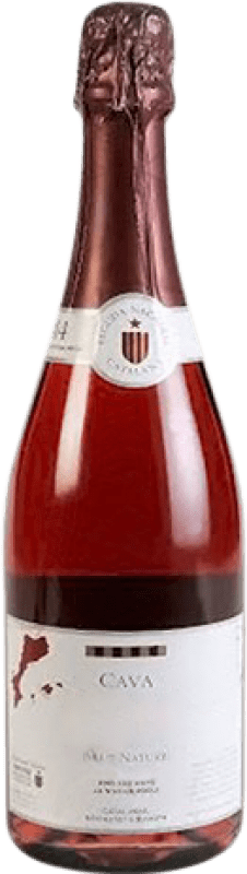 Free Shipping | Rosé sparkling Apats Brut Nature Young D.O. Cava Catalonia Spain Grenache, Trepat 75 cl