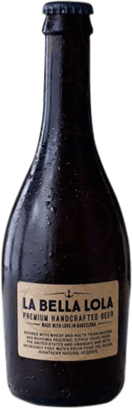 3,95 € Envío gratis | Cerveza Barcelona Beer La Bella Lola Ale, Mediterranean — Mediterránea, Blonde — Rubia Botellín Tercio 33 cl