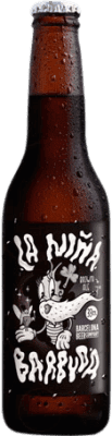 2,95 € Free Shipping | Beer Barcelona Beer La Niña Barbuda Brown Ale Spain Botellín Tercio 33 cl