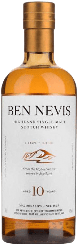 Envoi gratuit | Single Malt Whisky Ben Nevis Royaume-Uni 10 Ans 70 cl