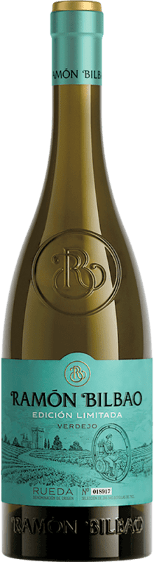 19,95 € Envio grátis | Vinho Branco Ramón Bilbao Lías Edição Limitada Crianza D.O. Rueda