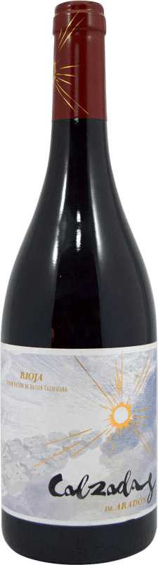 Бесплатная доставка | Красное вино Aradón Calzadas старения D.O.Ca. Rioja Ла-Риоха Испания Tempranillo, Grenache, Graciano 75 cl