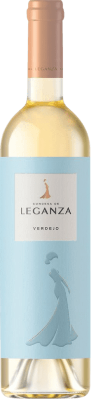 8,95 € Бесплатная доставка | Белое вино Condesa de Leganza молодое I.G.P. Vino de la Tierra de Castilla