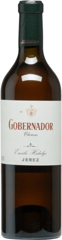 免费送货 | 加强葡萄酒 Emilio Hidalgo Gobernador Oloroso — 奥洛罗索酒 D.O. Jerez-Xérès-Sherry 安达卢西亚 西班牙 Palomino Fino 75 cl