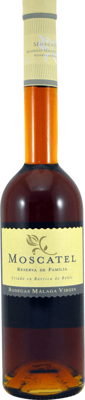 Envío gratis | Vino generoso Málaga Virgen Reserva de la Familia Reserva D.O. Sierras de Málaga Andalucía y Extremadura España Moscato Botella Medium 50 cl