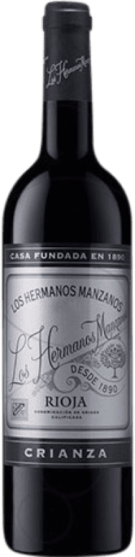 Free Shipping | Red wine Manzanos Los Hermanos Aged D.O.Ca. Rioja The Rioja Spain Tempranillo, Grenache 75 cl