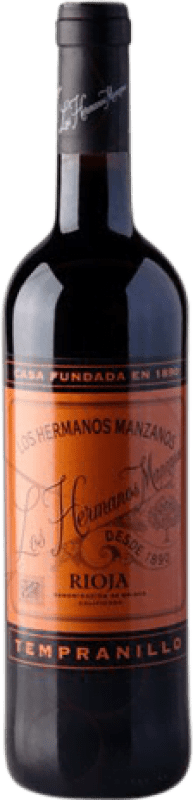 Free Shipping | Red wine Manzanos Los Hermanos Young D.O.Ca. Rioja The Rioja Spain Tempranillo 75 cl
