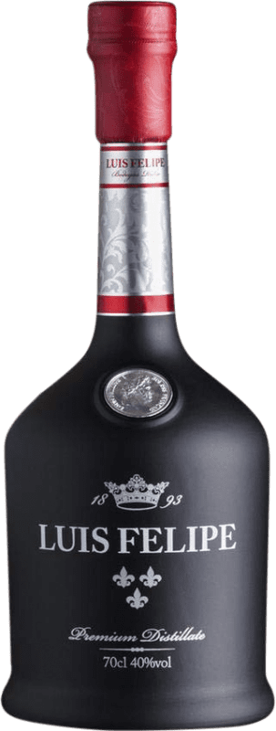 Envio grátis | Brandy Conhaque Rubio Luis Felipe Grande Reserva Espanha 70 cl