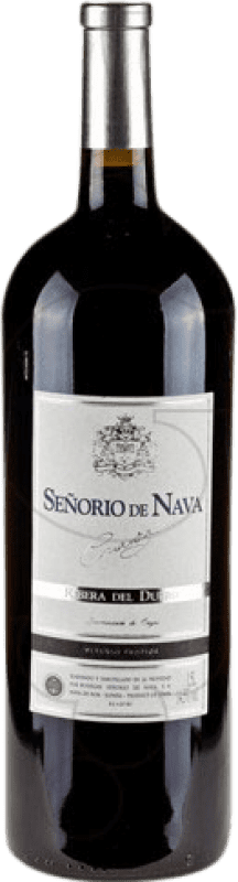 33,95 € Envío gratis | Vino tinto Señorío de Nava Crianza D.O. Ribera del Duero Botella Magnum 1,5 L