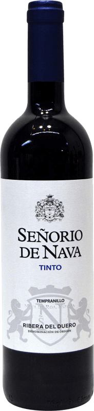 10,95 € Envío gratis | Vino tinto Señorío de Nava Joven D.O. Ribera del Duero